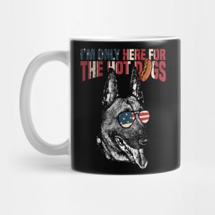 Belgian Malinois Shirt Funny 4th of July Pup Tee Mug